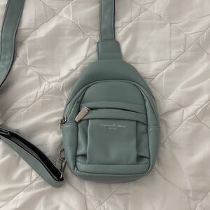 INICAT Light blue Sling Bag adjustable bag